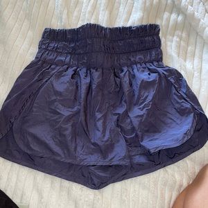 Blue free people movement shorts